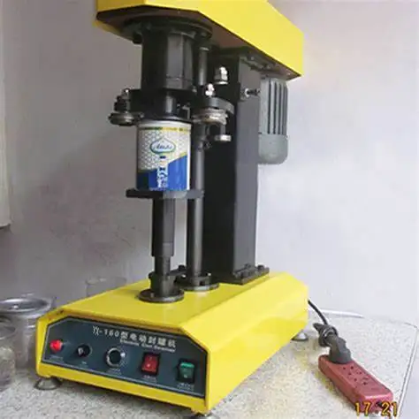 
Fit different sizes tuna tin can or plastic jar sealing machine semi automatic tin can sealer 