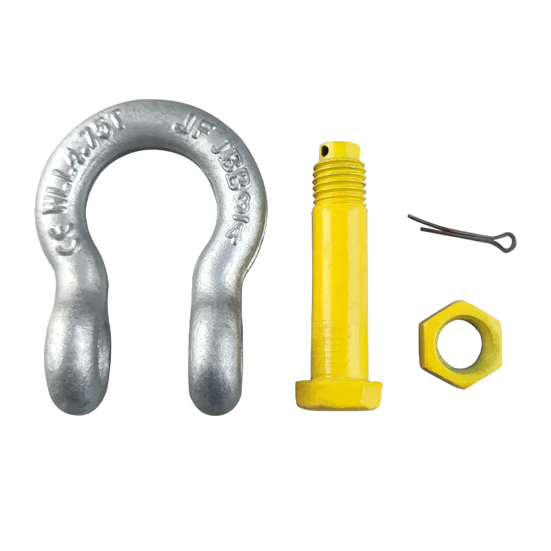 HDG US Type Drop Forged Bolt Anchor Bow Shackle 2130  Shackle With Safty Pin