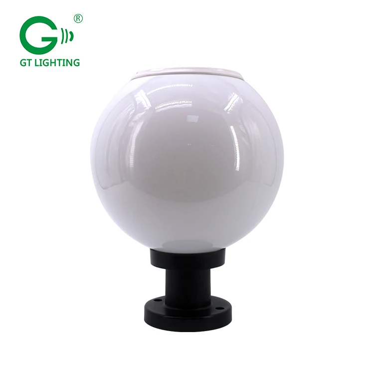 
High Powered Aluminum Gate Post Outdoor Waterproof 1.2W Round Solar Led Pillar Lamp 