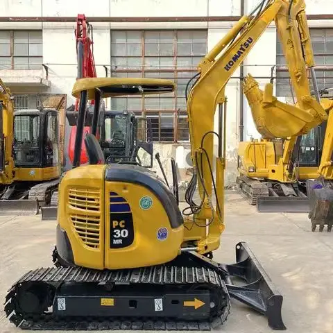 Японский Оригинальный мини-экскаватор Komatsu PC 30 MR с передним лезвием гидравлические плоскогубцы по низкой цене для продажи