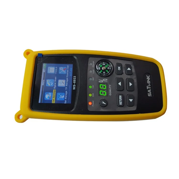 Натуральная спутниковый Finder метр WS-6933 DVB-S2 цифровой приемник видоискатель с компасом и