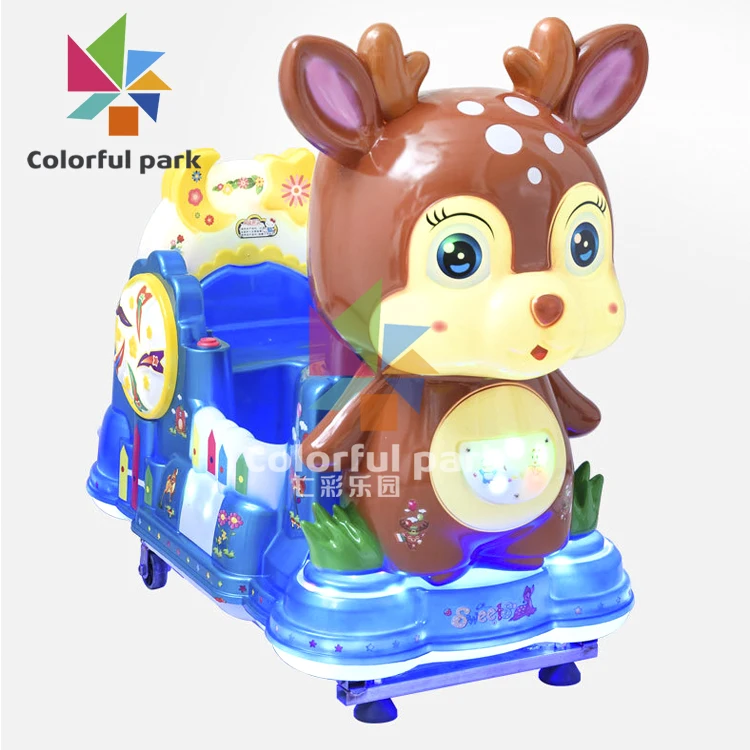 Colorful Park arcade games machines coin operated kiddie rides kiddie ride