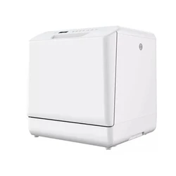 Portable Dishwasher Countertop Mini Dishwasher with 5L Built-in Water Tank 360 Dual Spray High Temperature Dishwasher