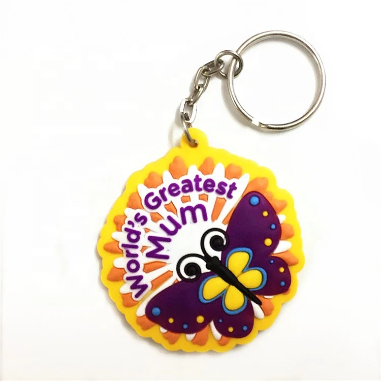 Guangzhou factory good quality custom pvc key chain