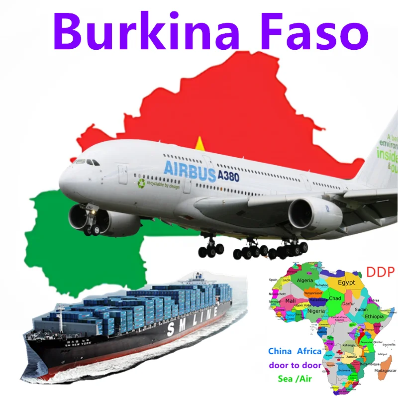 Professional air/sea/express freight forwarder shipping from china to Burkina faso