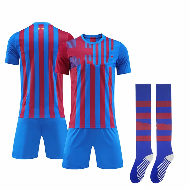 2021 новый сезон 2022 Клубная Футбольная форма тайские качественные мужские и детские футбольные комплекты Джерси с высококачественными клубными носками