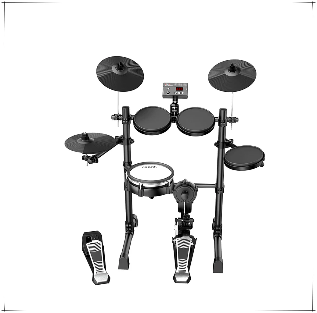 
AROMA low cost electronic high grading drum set drum set musical instrument TDX-15S 