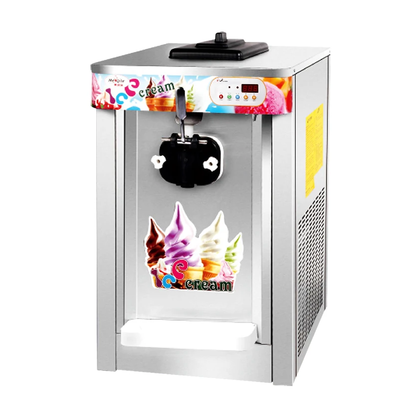 Commercial Floor Standing Soft Gelato Ice Cream Machine 3 Flavor Icecream Maker