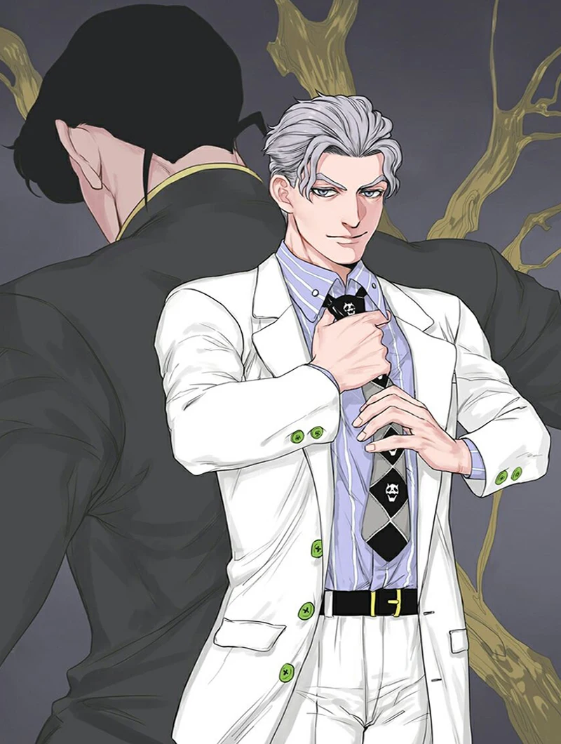 5 Colors JoJo Silk Tie Wonderful Adventure KILLER Queen Heaven Gate Kira Yoshikage Tie Role Playing Tie Costume Cool Gift