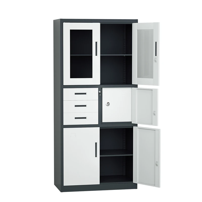 Hot sale office storage cabinet Office Filing Steel Cabinet with drawer and safe box