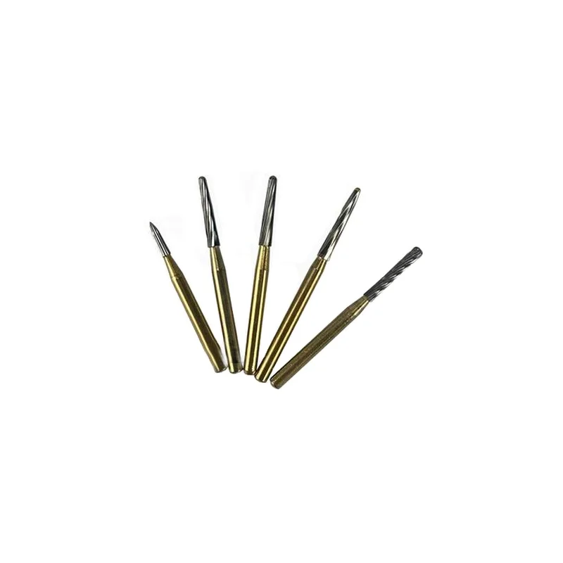 Wholesale high quality  Carbide Surgical burs For High Speed Handpiece Dental Golden