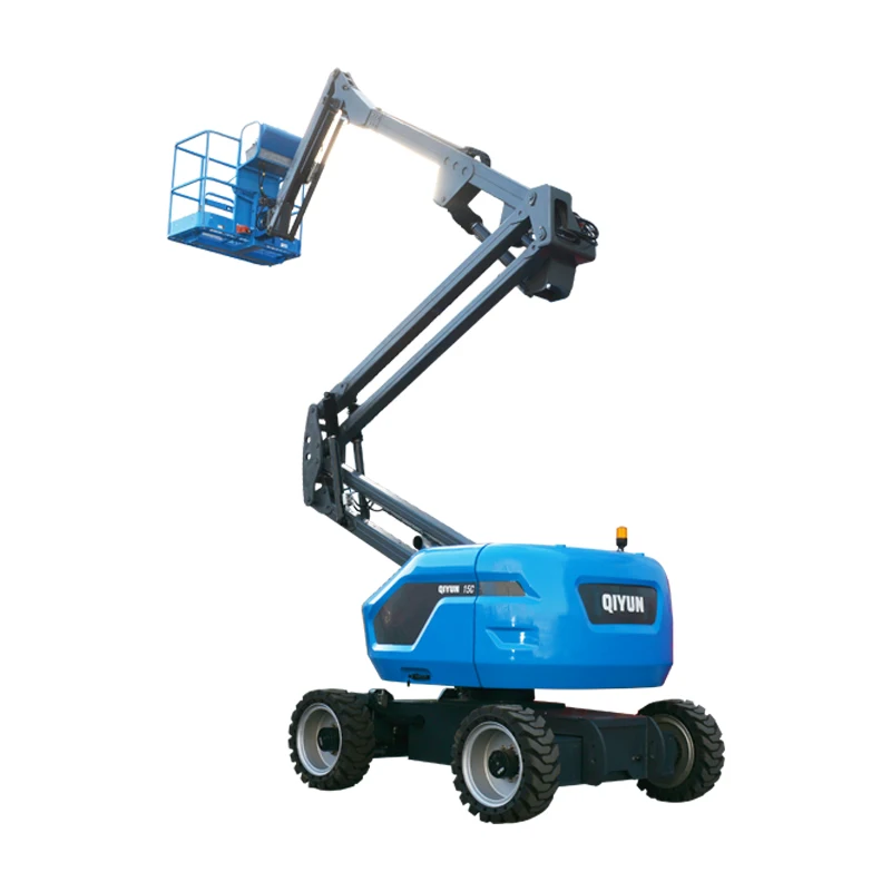Qiyun 14m-25m Towable Self Propelled Articulated Boom Lift Aerial Lift for construction works