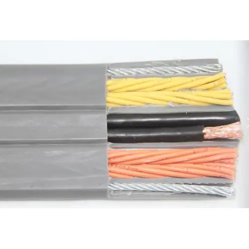Tvvb Tvvbg Tvvbp Tvvbpg Lift Travelling Cable Elevator Shielded flat cable for Elevator lift travelling flat cable