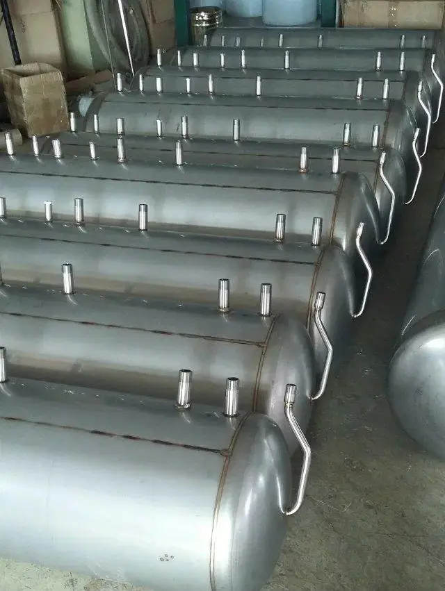 Single Double Coil 50L 100L 200L 250L 300L 400L 500L 600L 800L 1000L Air Source Hot Water Heater Tank Buffer Tank For Heat Pump