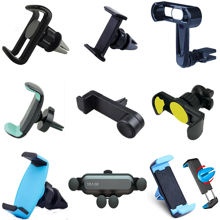Small gadgets electronic Hands Free Air vent clip car holder Universal Car air vent cell phone holder