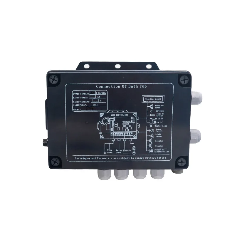 Bathroom Rectangular Bathtub Controller