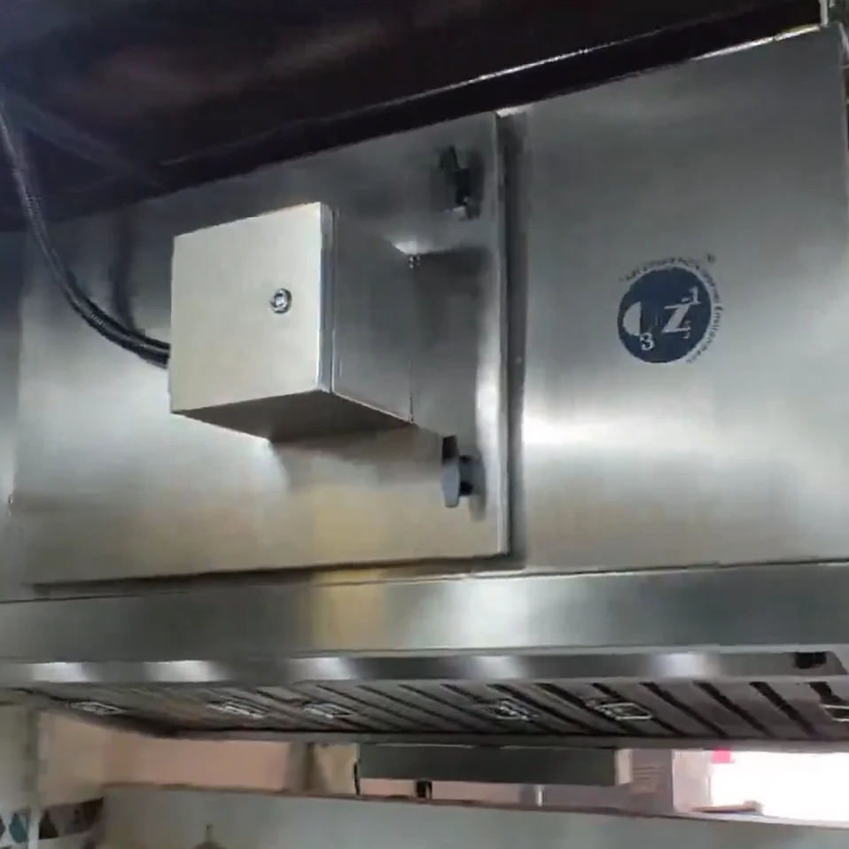 kitchen hood steam automatic cleaning smart range hood kitchen for ESP filter restaurant hood