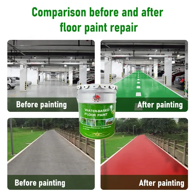 High Glossy Interior&Exterior Floor Paint and Driveway Floor Decoration Anti-slip Coating