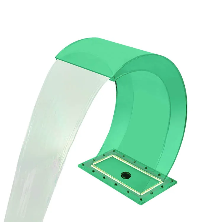 Pikes WF-300LED Best Price High Quality Garden Acrylic Swimming Pool Water Descent Led Light