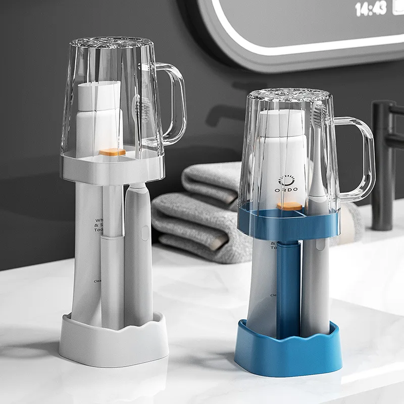 Student Toothbrush Storage Rack Set Washing Cup Plastic Holder