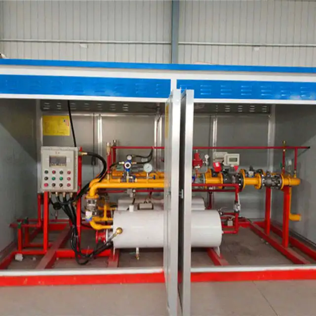 Gas Station Equipment Cng Reducer Decompression Skid Cng Regulator For Cng Skid Station