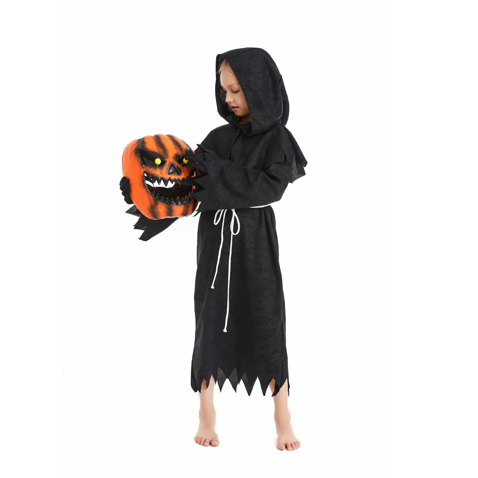 2023 Latest Halloween Cosplay Scary Scarecrow Pumpkin Head Masquerade Costume Halloween Costume