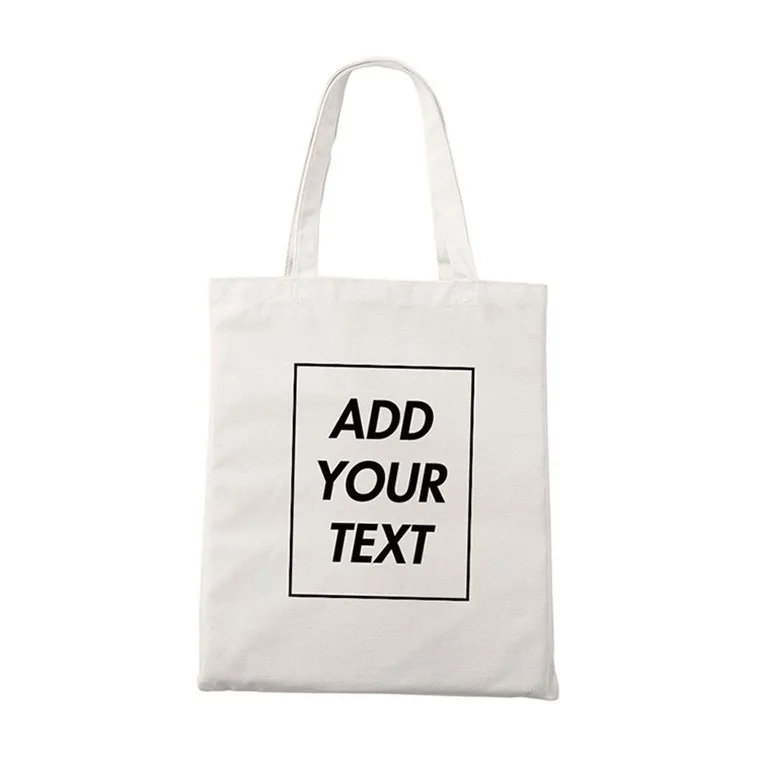 Promotion Canvas Cotton Shopping Tote Bags Custom Customize Pattern Canvas Tote Bag Cotton Canvas Tote Shoulder Bag
