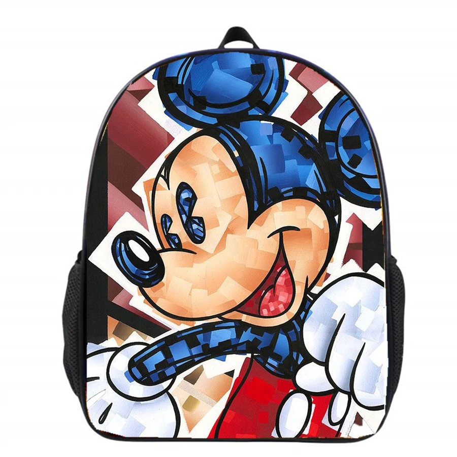 
New design mickey-mouse cartoon printing school bag set backpack kids with pencil 