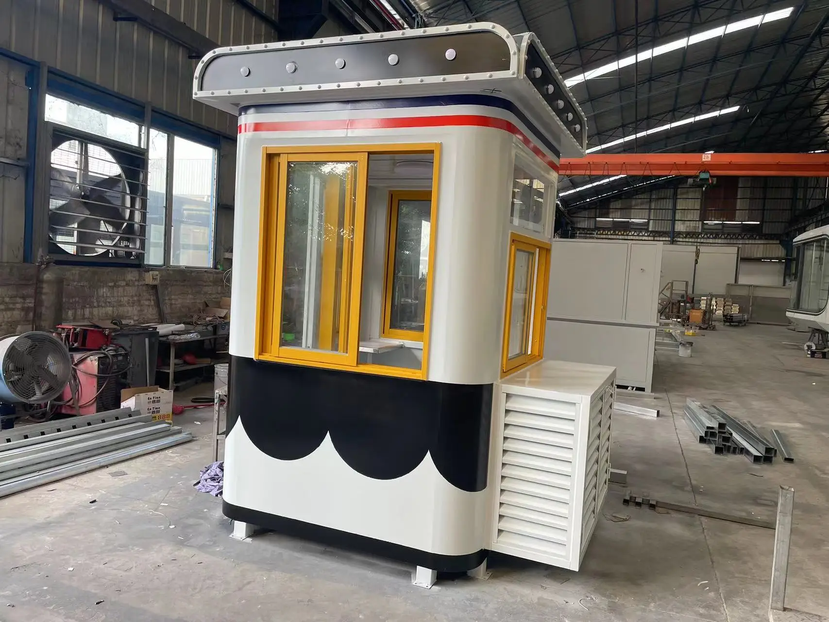 cabin work site mobile office plus toilet camping houses good price enska housing guard stand kot prefabri tied to build house