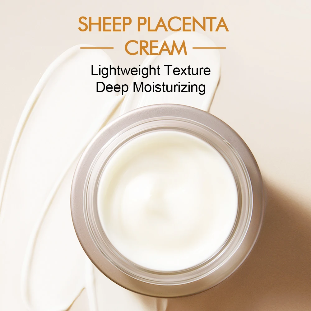 OEM hot selling private label beauty skin care product set sheep placenta anti firming facial wrinkle skin care set