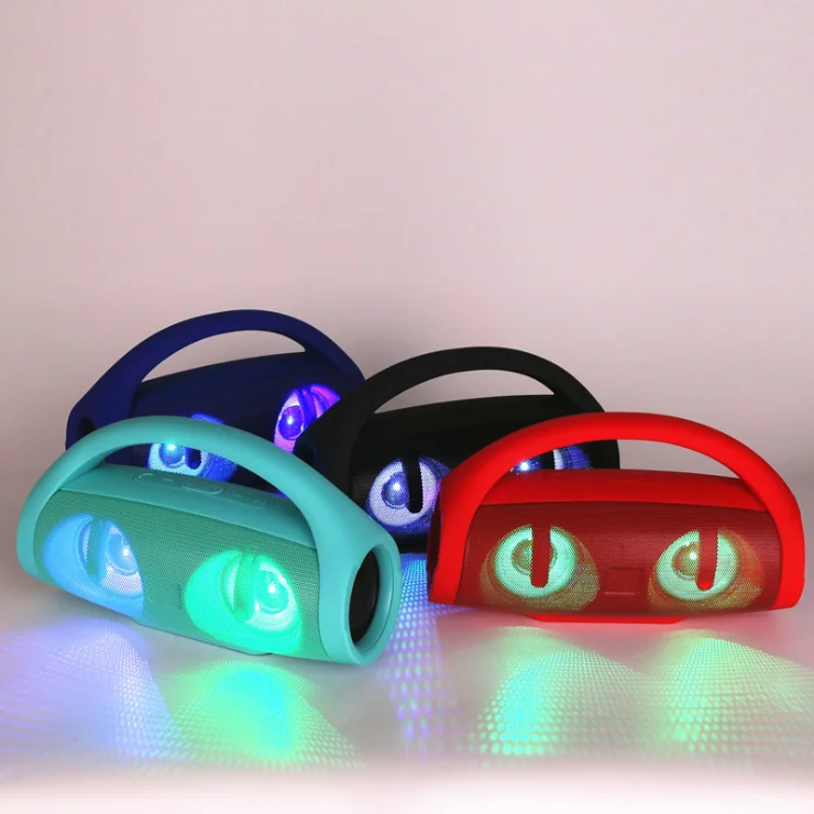 J017 Super Bass Fancy Outdoor Subwoofer BT Sound Box Portable Wireless Speaker