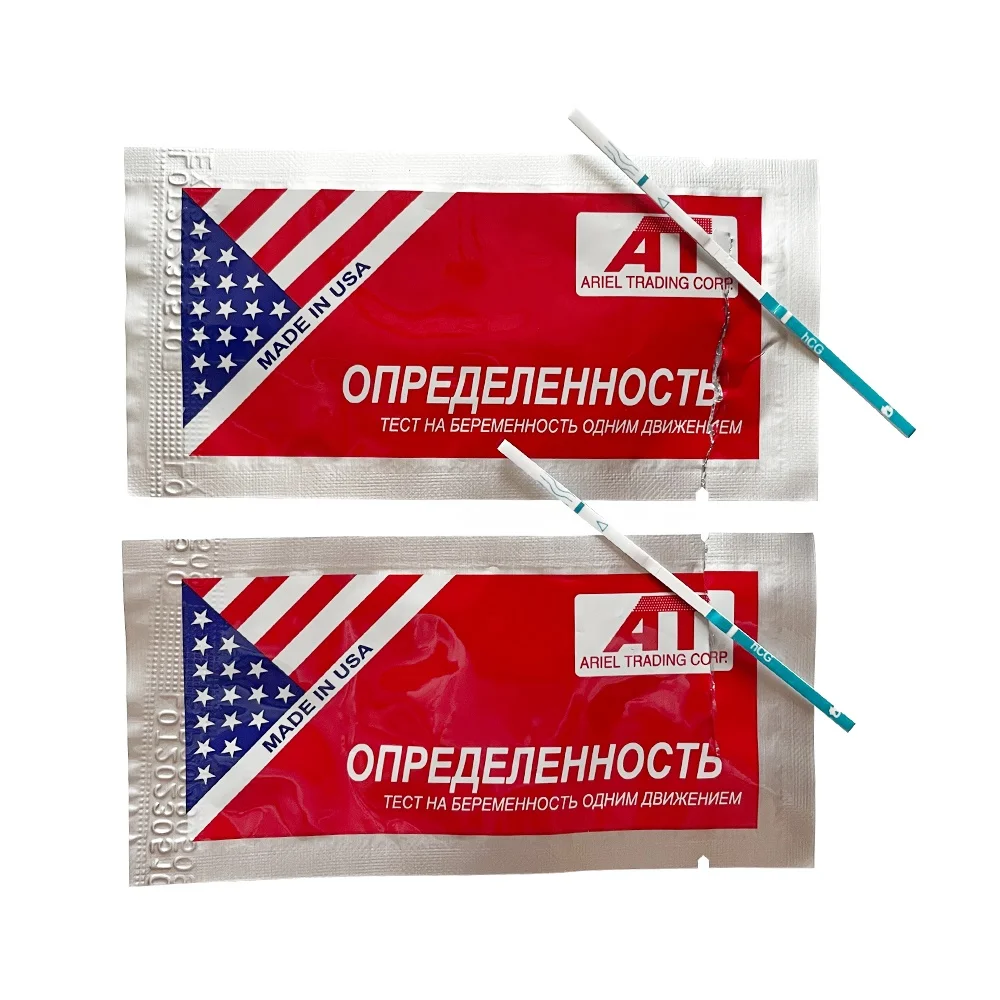 One Step Urine Test Kit Women Rapid Portable HCG Pregnancy Diagnostic Rapid Test Strip