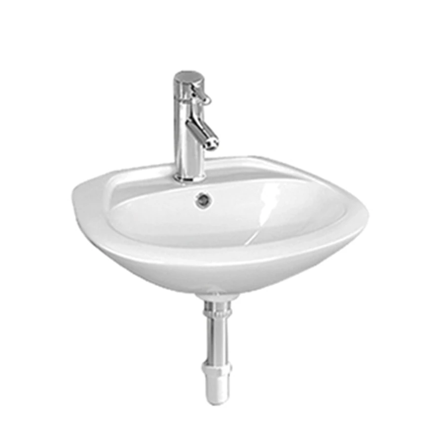 
small european bathroom design wall hung basins 