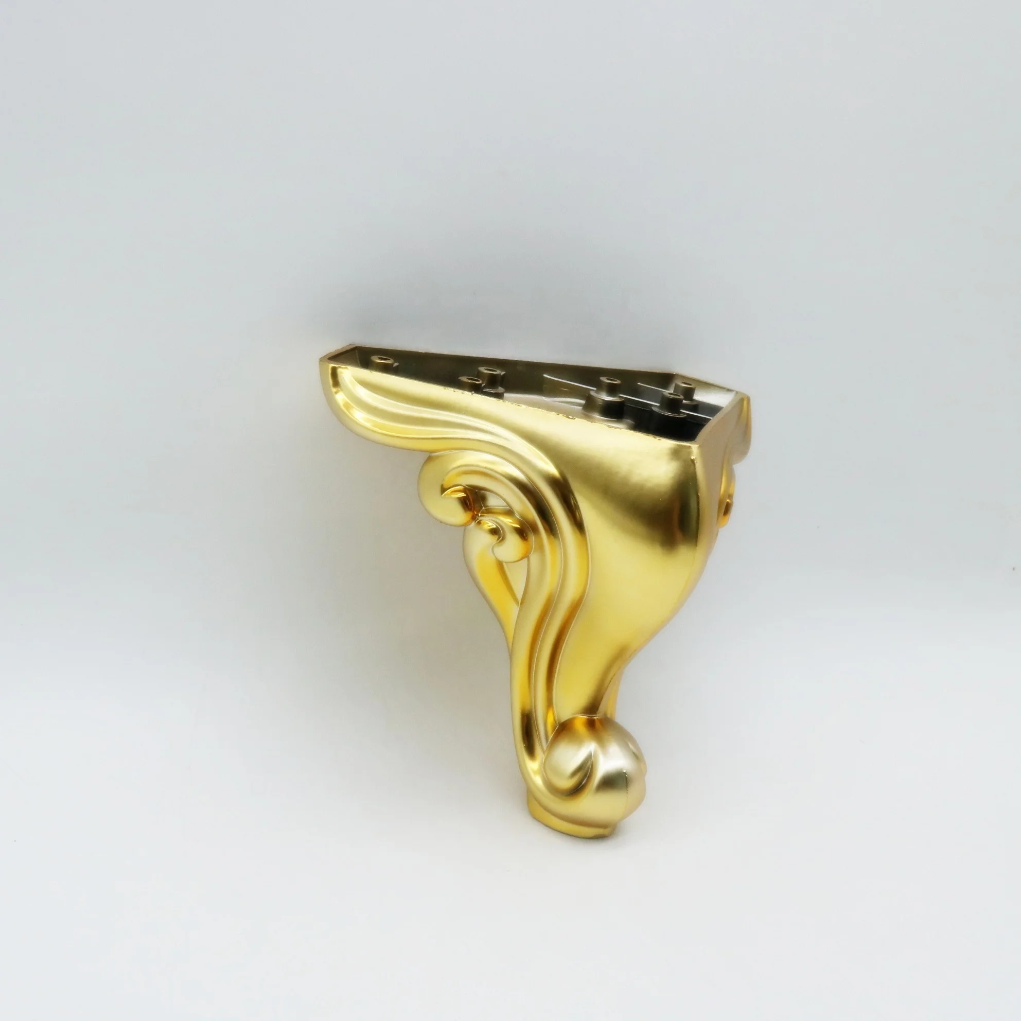 antique wood sofa legs Gold sofa leg metal Foshan furniture birthplace