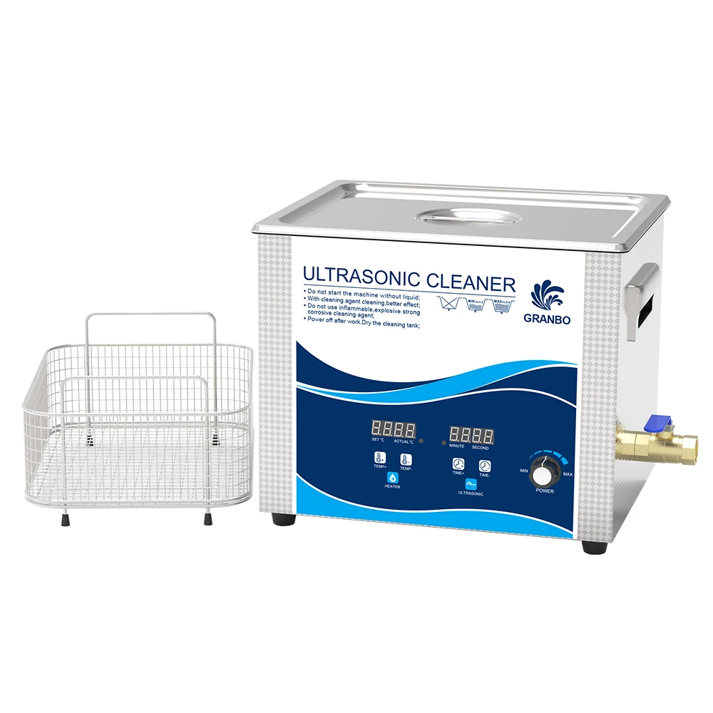 Glasses Aluminum Block Ultrasonic Chener with Heater/digital Timer Degreaser and Derusting Cleaning Equipment