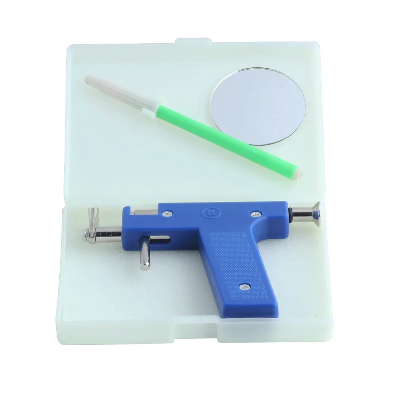 Ear Piercing Gun Plastic Body Ear Piercing Tool Set Nose Piercing Machines Piercing Ear Studs Kit
