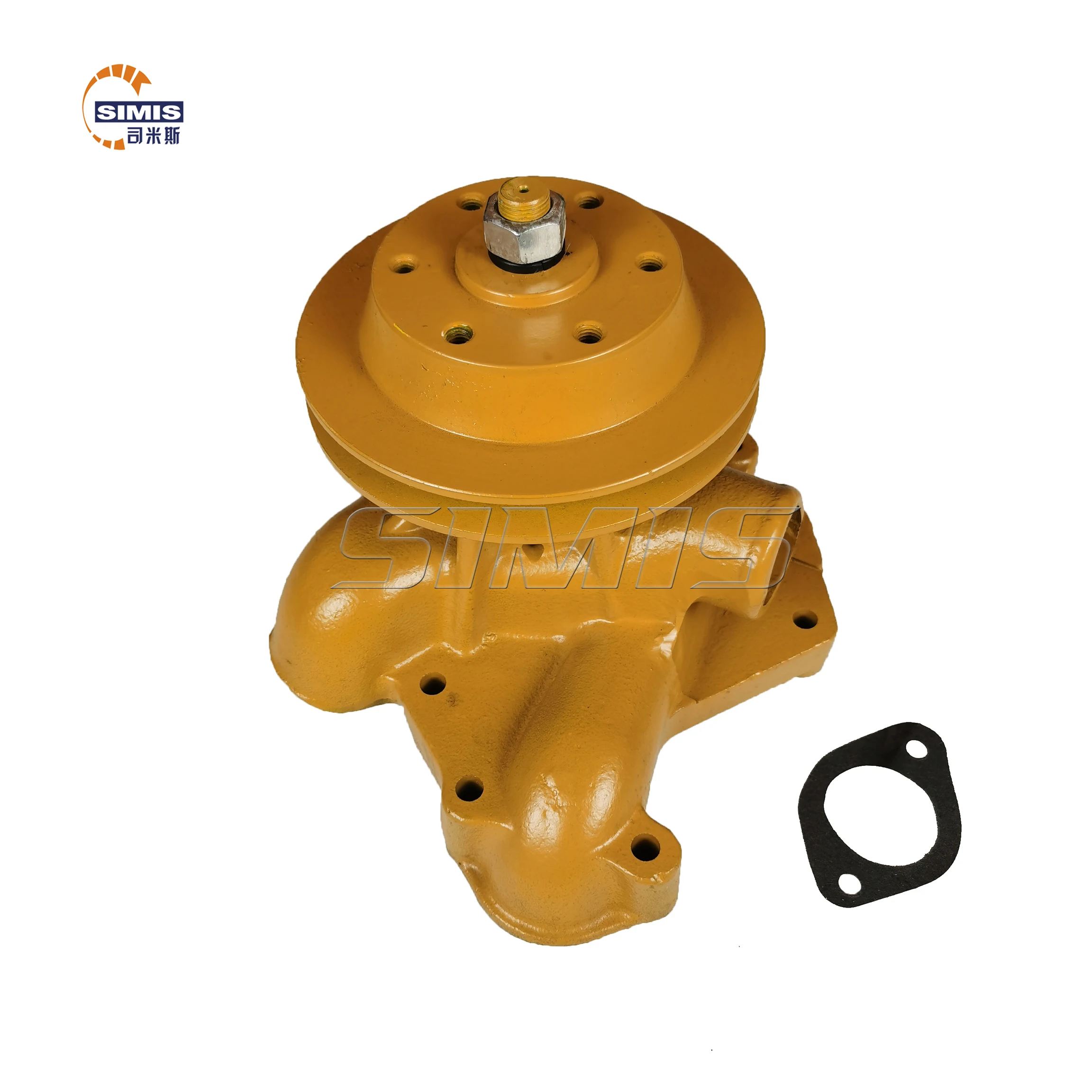 SIMIS Water Pump For Komatsu Bulldozer D31E-17 Engine 4D105-5T With OEM 6134-61-1430 Construction Machinery Cooling Parts