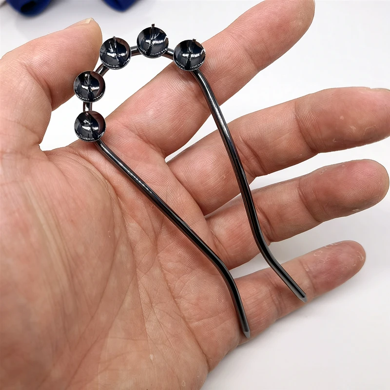 Wholesale Japanese copper hairpin semi-finished design suitable for DIY retro headwear making