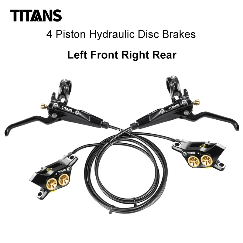TITANS 4 поршневые гидравлические тормоза MTB тормозные дисковые 1550/850 мм