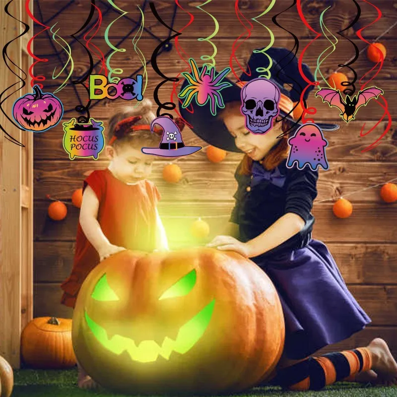 Custom Funny Halloween Photo Prop High Quality New Witch Hat Pumpkin Decoration Paper Props Ghost Festival Photo Mask