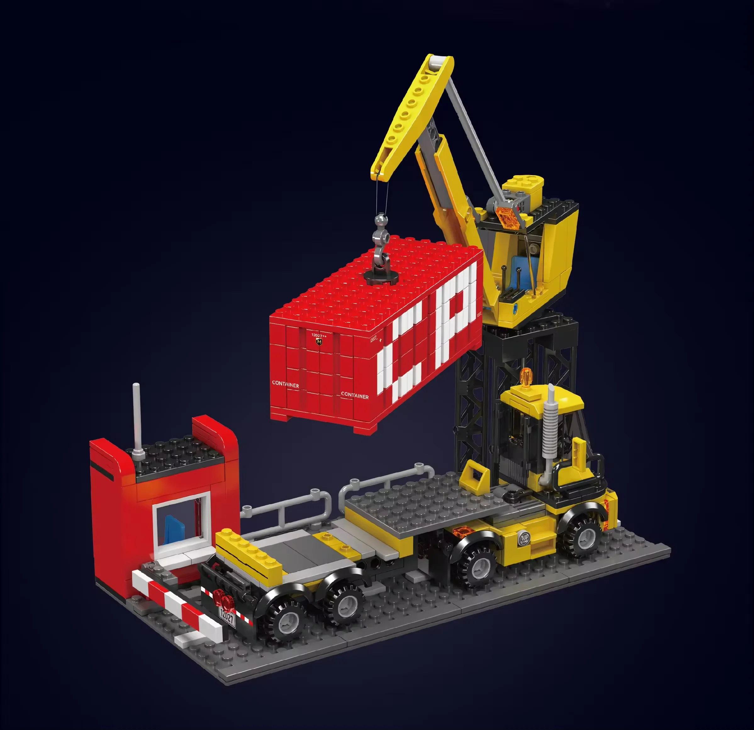 Mould King 12027 High-Tech Remote Control SD40-2 Diesel Locomotive Model RC Train Toys Kids Christmas Gifts Building Block Sets