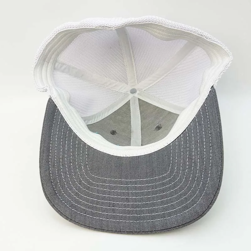 High Quality Gray 3D Embroidered Logo Gorras Mesh Snap Back Sports Richardson 112 Trucker Hats Cap