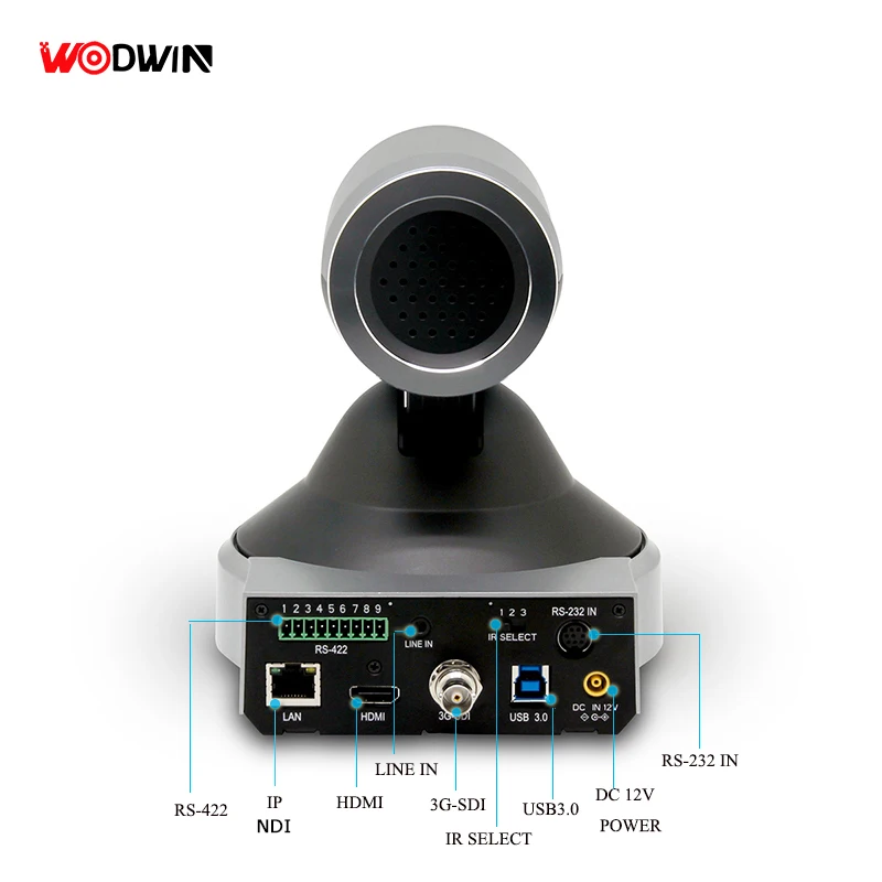 High Quality 12X 20X Optical Zoom USB SDI NDI PTZ Camera For Churches Live Streaming