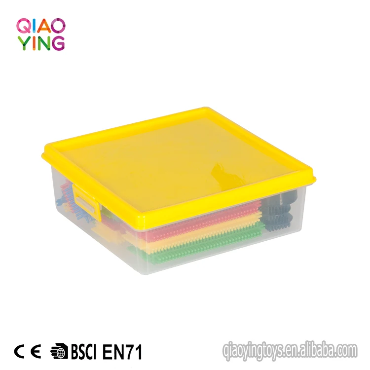 Hotsale Bristle Blocks 40 Pieces In Low Square Box