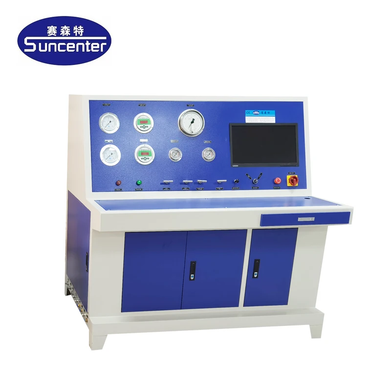 Suncenter Modern Techniques Pneumatic Oil Pressure Test Bench for hose pipe valve