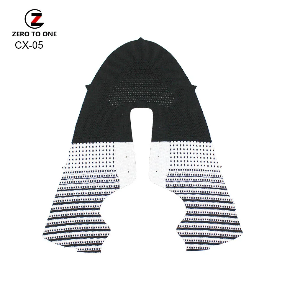 China Manufacturer Customized Breathable Sport Shoes Upper Flying Woven Knitting Vamps