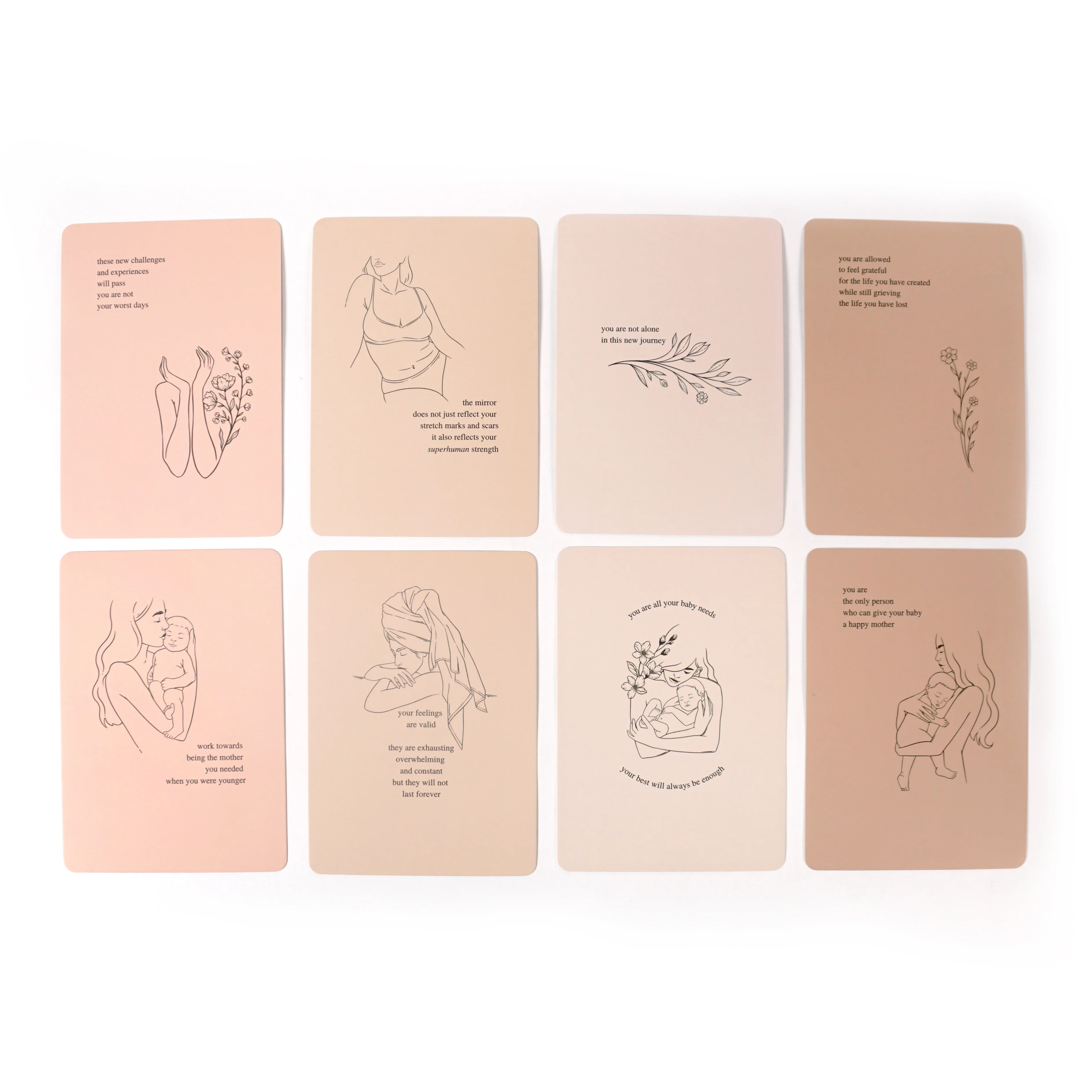 Custom Design Printing Logo Baby Milestone Cards Baby First Year Memory Record Growth Birth Keepsake Card For Gift