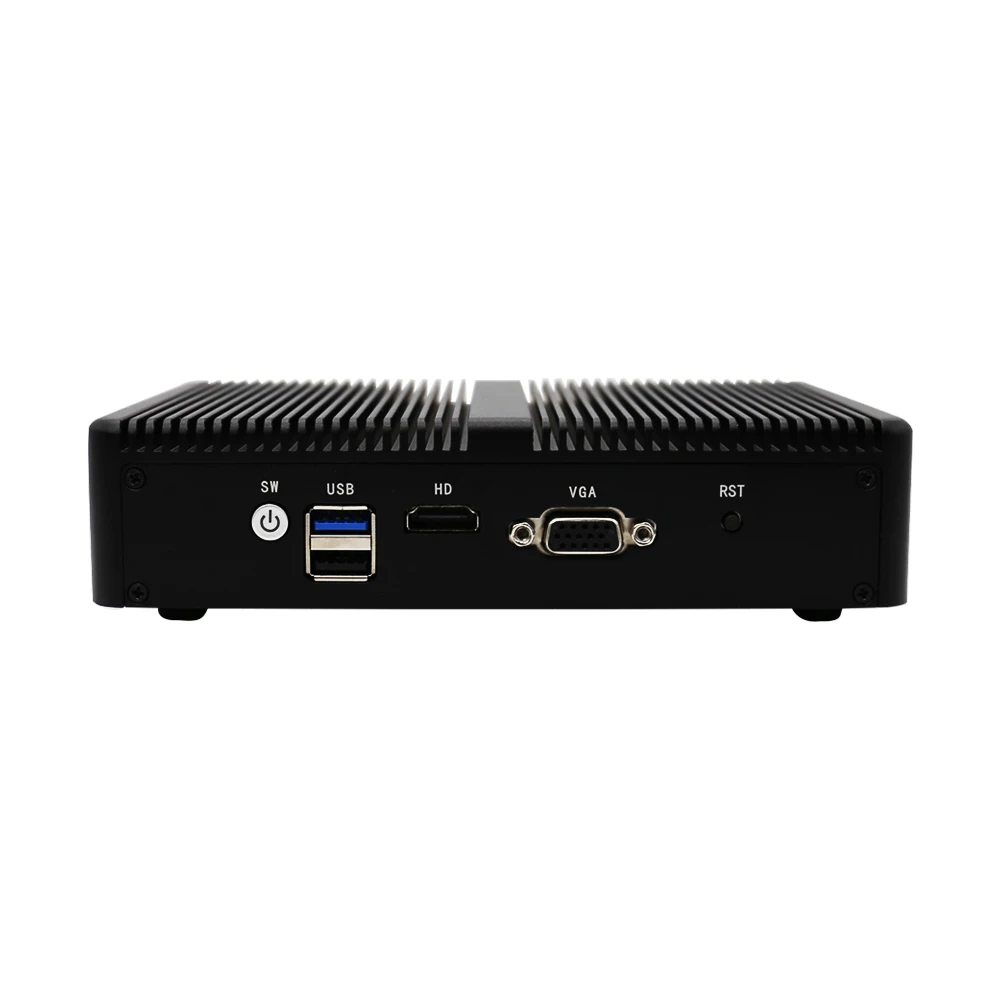 Quad Lan Multifunctional  Mini PC I-Ntel Cele-Ron N5095  Win 10 VGA HD-MI Dual Displays Quad Cores  Fanless PC