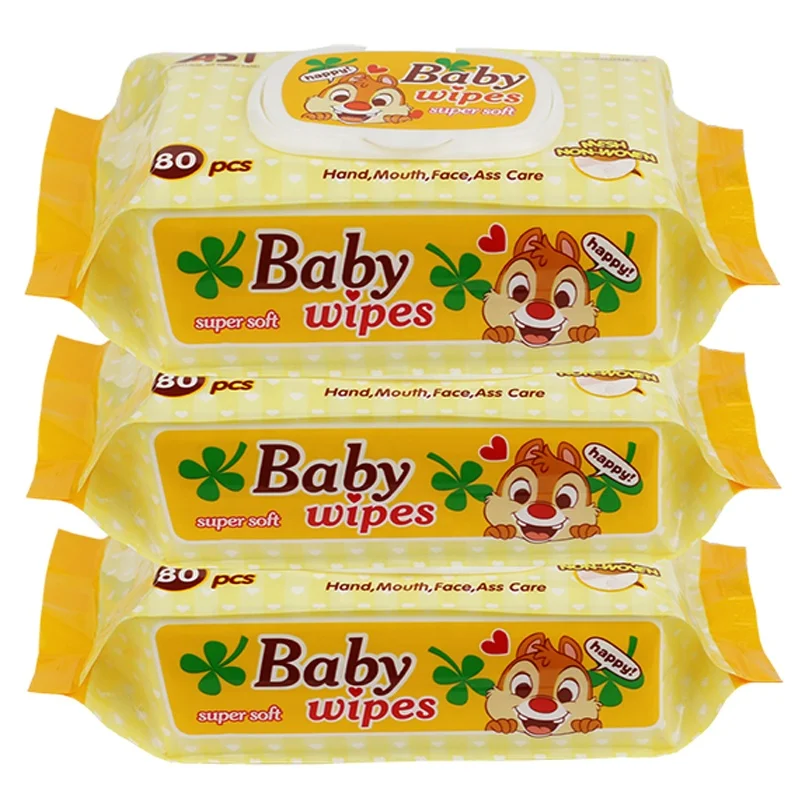 Toallitas humedas para bebes al por Large 80 toallitas desechables recien nacen sin алкоголь без парфюма