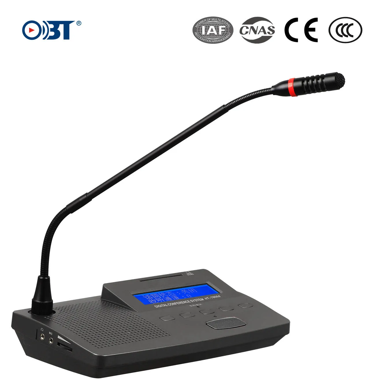 OBT-6000 Profession Audio Desk-stand Gooseneck Microphone Dynamic Studio Microphone